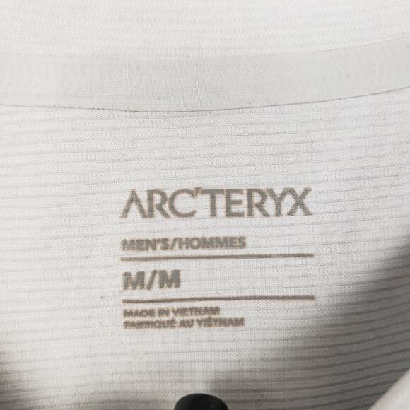 Arc'Teryx Men's Size M Cormac Logo Crewneck Tee Shirt Gray Gorpcore Casual - Picture 7 of 10